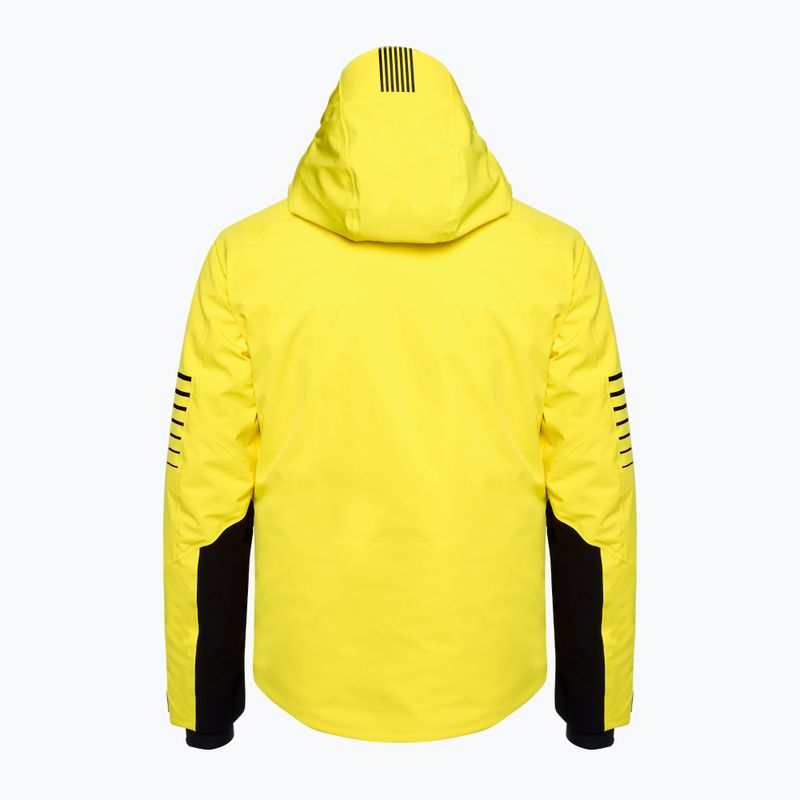 Pánska lyžiarska bunda EA7 Emporio Armani Kitzbuhel Protectum Logo blazing yellow 2