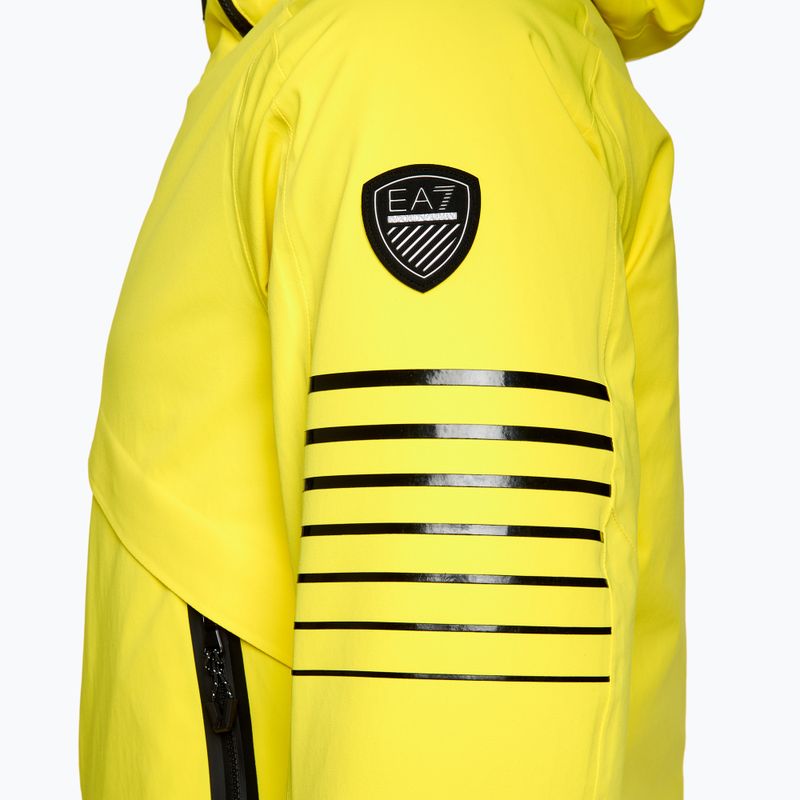 Pánska lyžiarska bunda EA7 Emporio Armani Kitzbuhel Protectum Logo blazing yellow 6