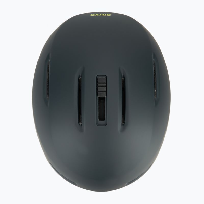 Lyžiarska prilba Briko Aran matt shark gray/light gray/electric lime 6