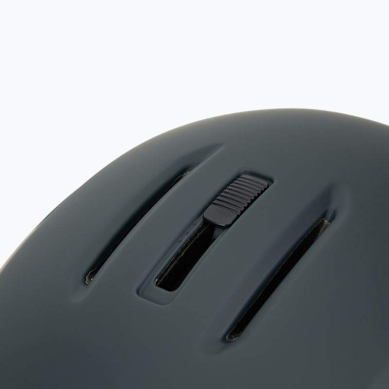 Lyžiarska prilba Briko Aran matt shark gray/light gray/electric lime 9