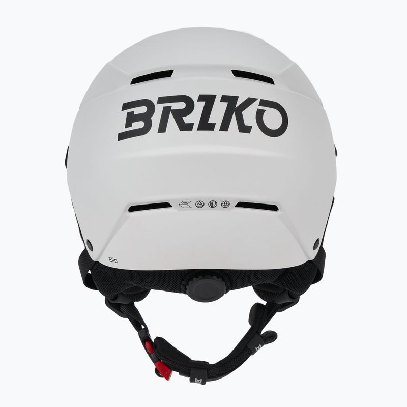 Lyžiarska prilba Briko Elio Visor matt white/black 4
