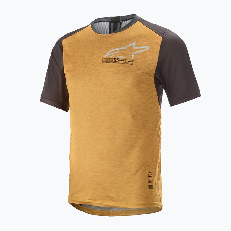 Alpinestars pánsky cyklistický dres Alps 6.0 V2 SS Jersey yellow 1763921/4010