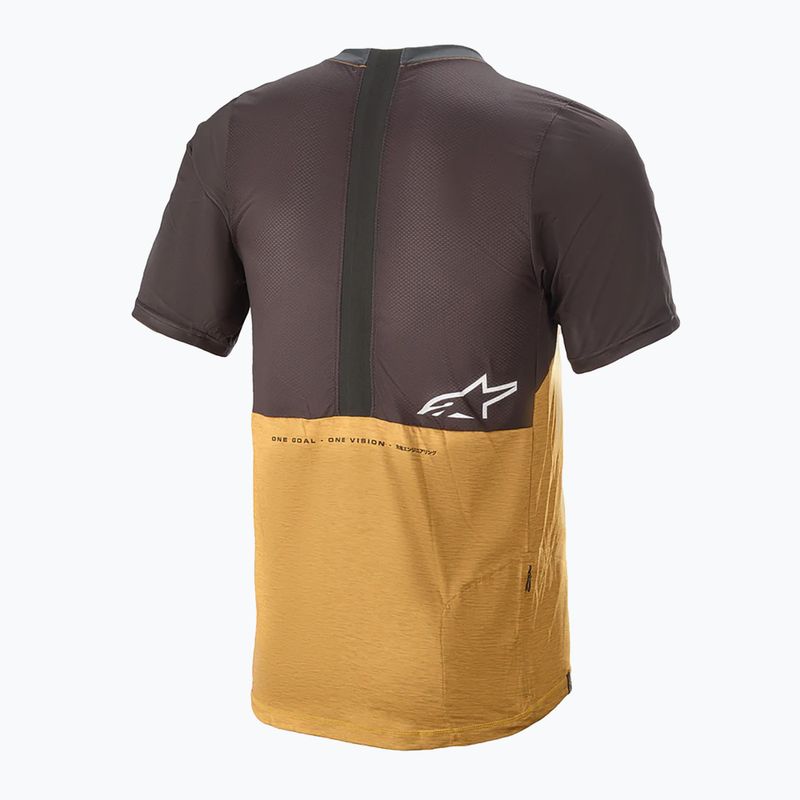 Alpinestars pánsky cyklistický dres Alps 6.0 V2 SS Jersey yellow 1763921/4010 2