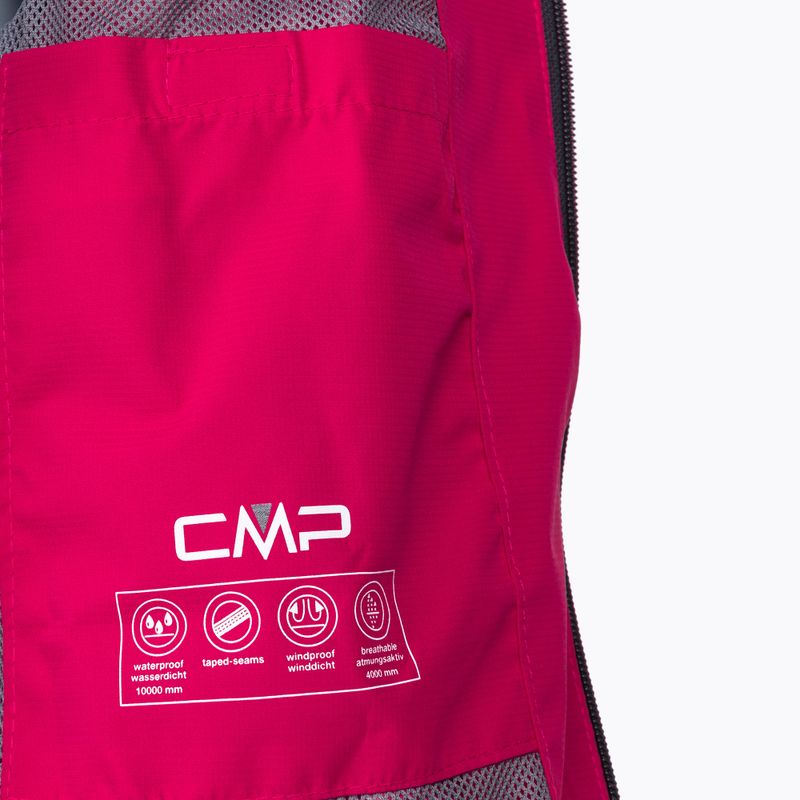 Dámska bunda do dažďa CMP červená 39X6636/B880 4