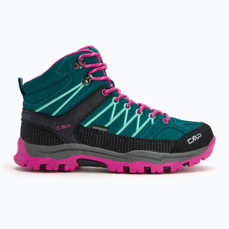 Juniorská trekkingová obuv CMP Rigel Mid lake / pink fluo 2