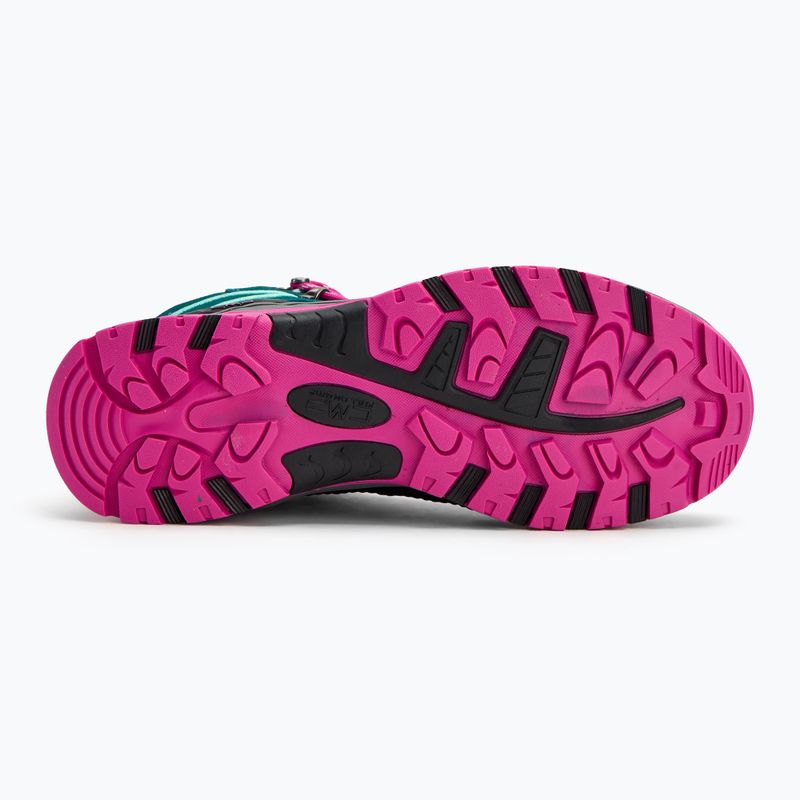 Juniorská trekkingová obuv CMP Rigel Mid lake / pink fluo 4