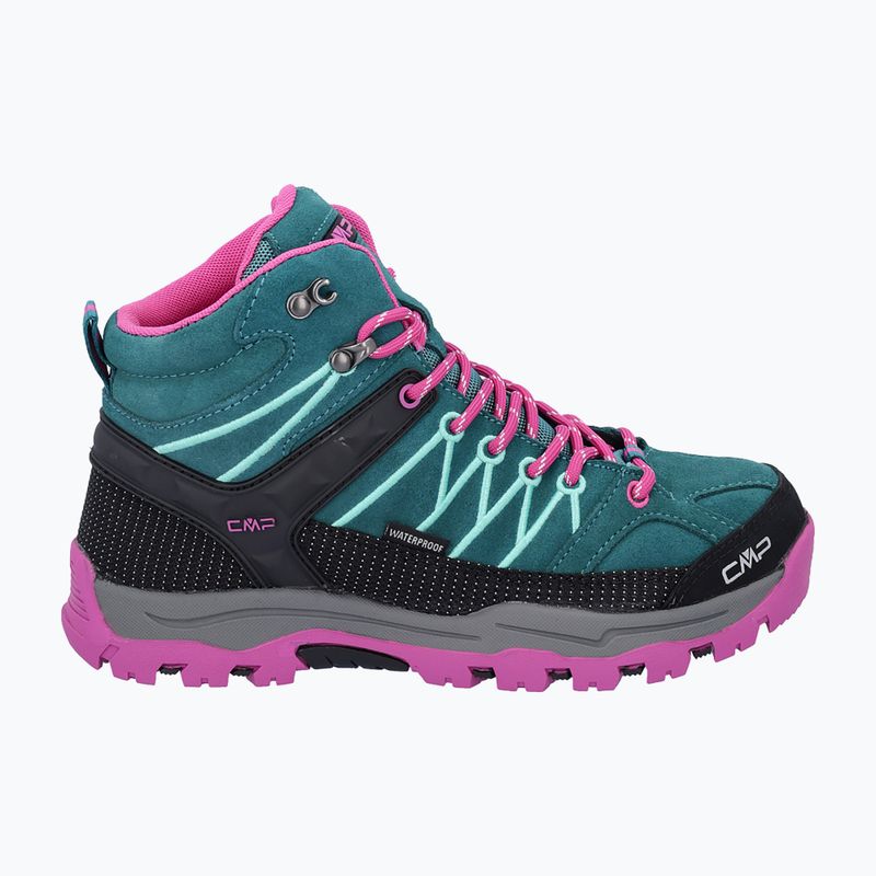 Juniorská trekkingová obuv CMP Rigel Mid lake / pink fluo 9