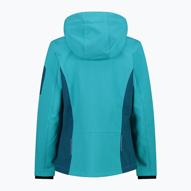 Dámska softshell  bunda CMP modrá 39A56/E726 7