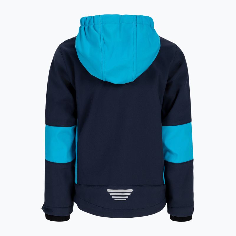 Detská softshell bunda CMP Fix Hood tmavomodrá 3A94/1NM 2
