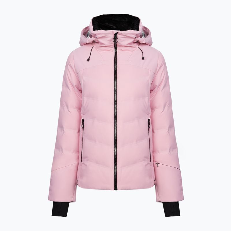 Dámska páperová bunda CMP Fix Hood ružová 32W266