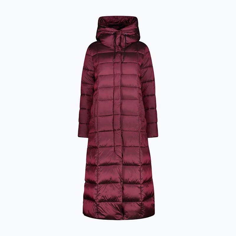 Dámska páperová bunda CMP Coat Fix Hood bordová 32K3136