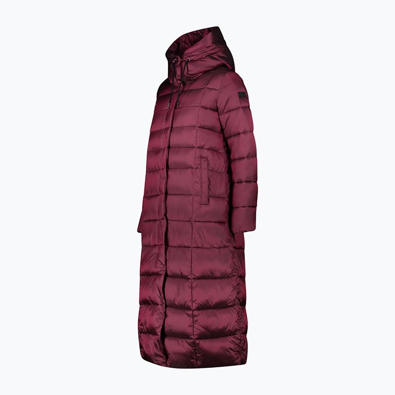 Dámska páperová bunda CMP Coat Fix Hood bordová 32K3136 2