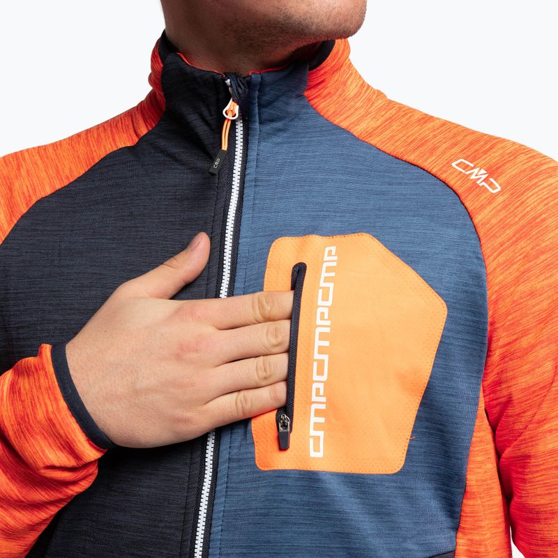 Pánska bunda CMP 32G2857 oranžová a tmavomodrá 32G2857/N950 5
