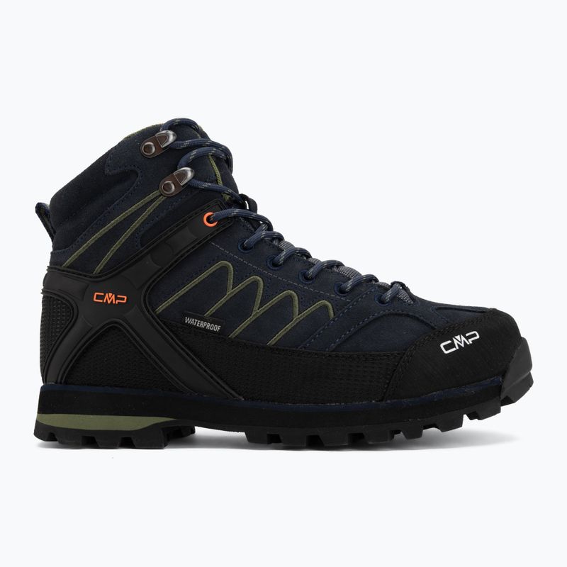Pánske turistické topánky CMP Moon Mid Wp b.blue/torba 2