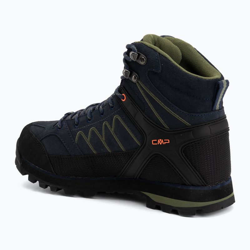 Pánske turistické topánky CMP Moon Mid Wp b.blue/torba 3