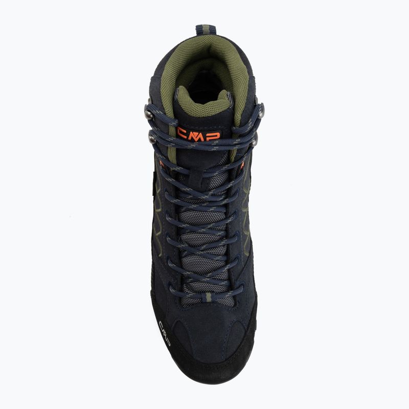 Pánske turistické topánky CMP Moon Mid Wp b.blue/torba 5