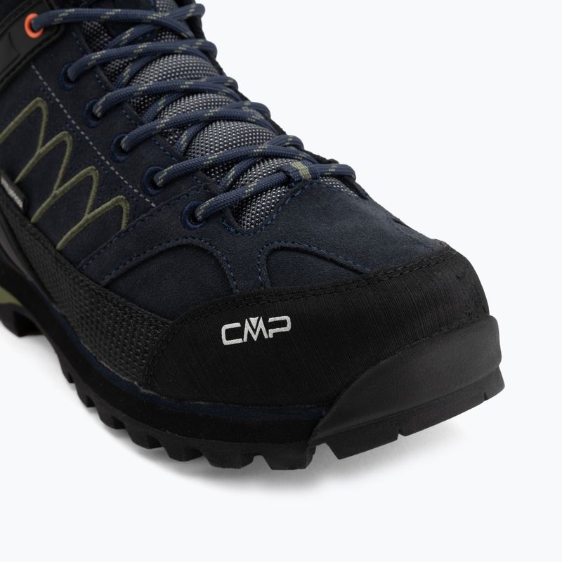 Pánske turistické topánky CMP Moon Mid Wp b.blue/torba 7