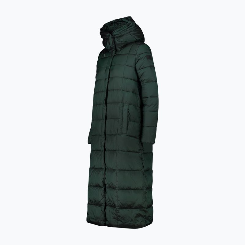 Dámska páperová bunda CMP Coat Fix Hood zelená 32K3136 9