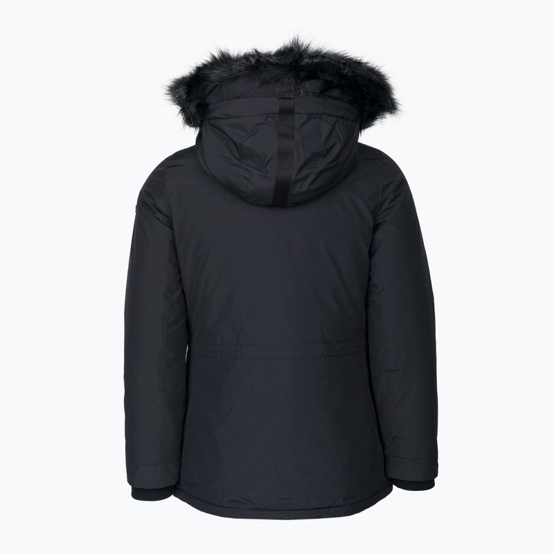 Dámska bunda do dažďa CMP Parka Zip Hood čierna 32K326F 2