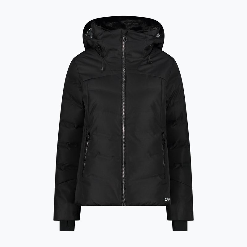 Dámska páperová bunda CMP Fix Hood čierna 32W266 8
