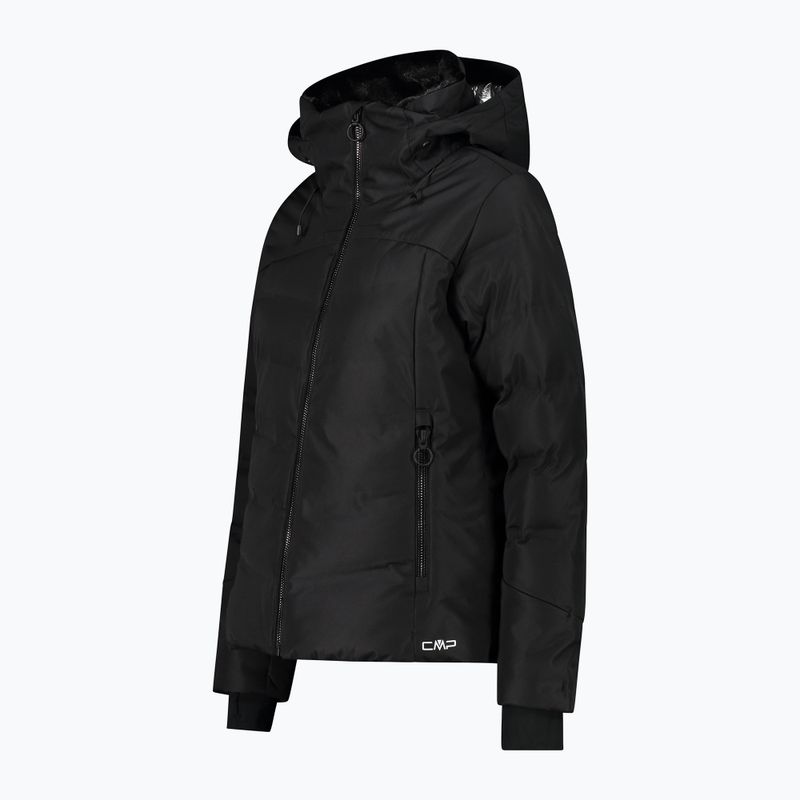 Dámska páperová bunda CMP Fix Hood čierna 32W266 9
