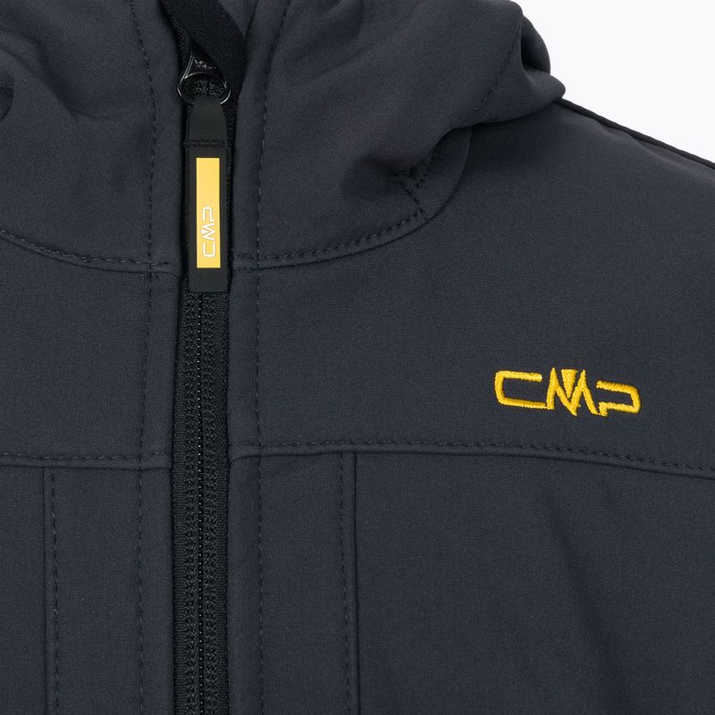 Detská softshell bunda CMP Fix Hood šedá 3A94/9UM 3