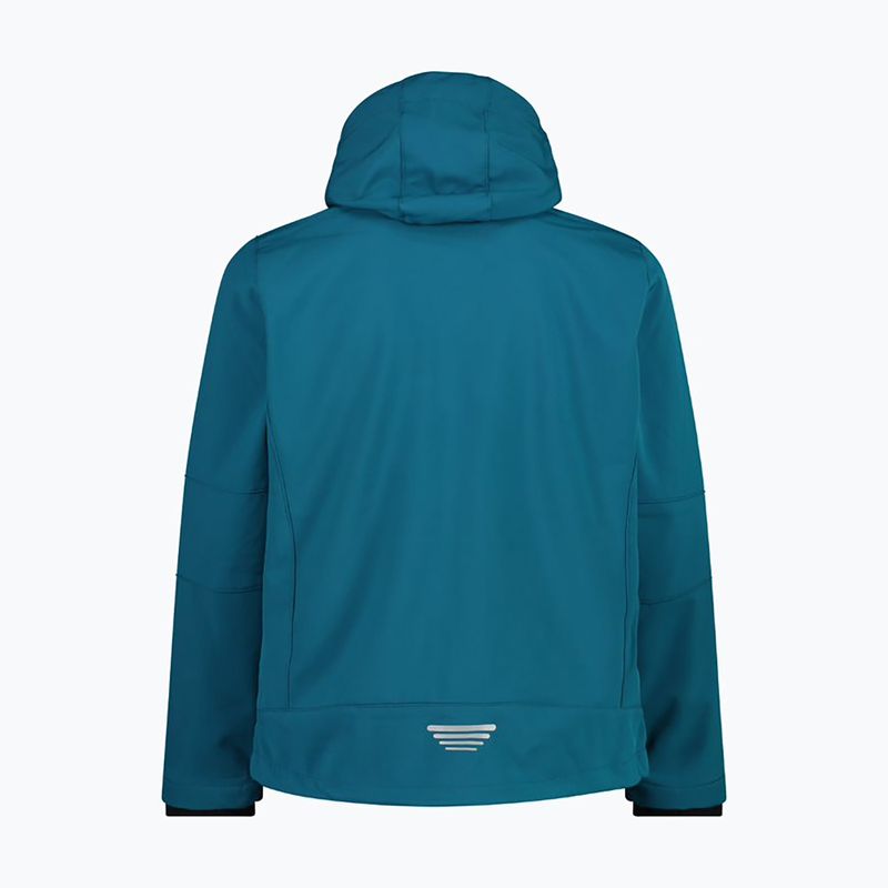 Pánska softshell bunda CMP modrá 3A1787N/M916 9