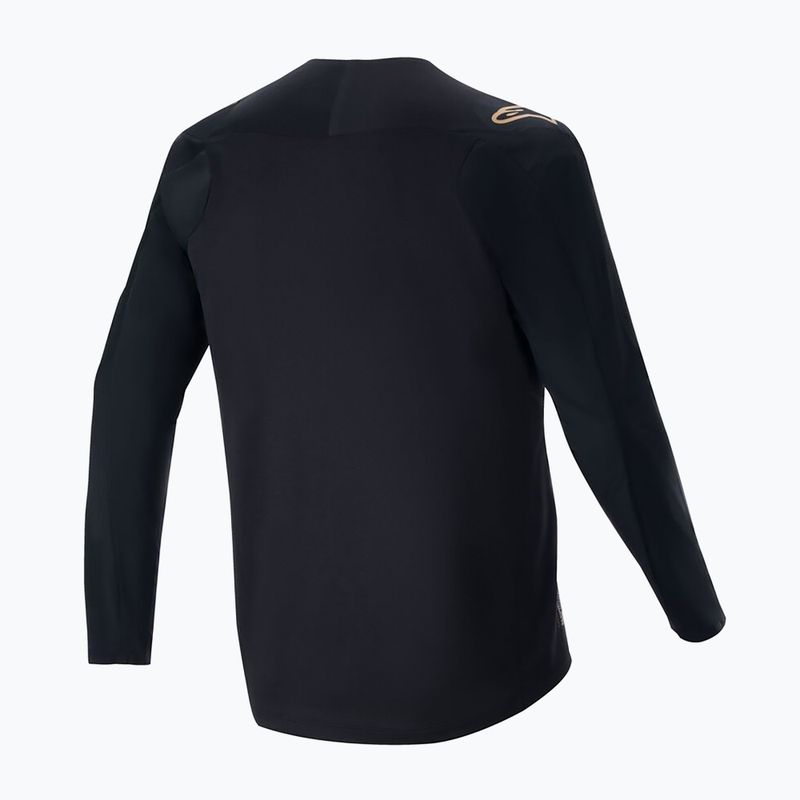 Pánske cyklistické tričko Alpinestars A-Aria Polartec Switch s dlhým rukávom čierne 2