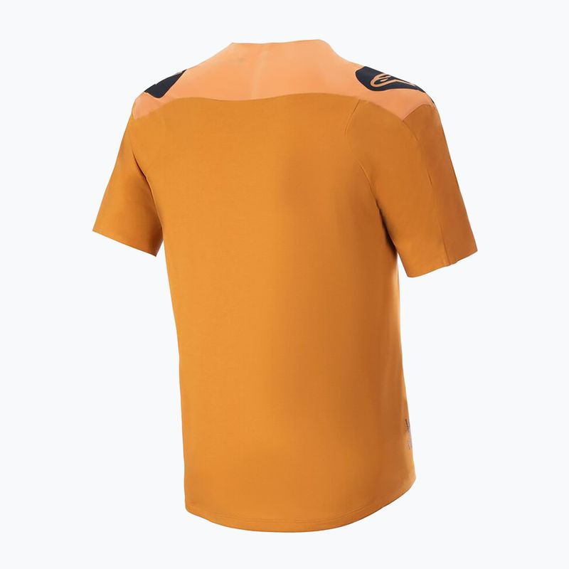 Pánsky cyklistický dres Alpinestars A-Aria Polartec Switch dark gold 2