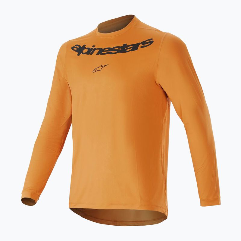 Pánske cyklistické tričko Alpinestars A-Dura Rocker s dlhým rukávom dark gold
