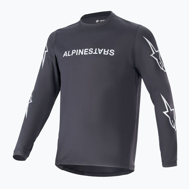 Pánske cyklistické tričko Alpinestars A-Dura Switch s dlhým rukávom čierne