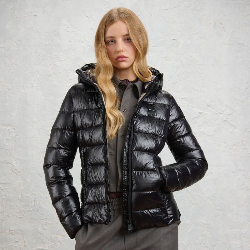Dámska bunda Blauer USA Caroll black inside beige 2