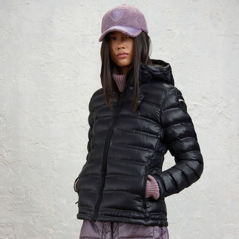 Dámska bunda Blauer USA Ellis black inside mist grey 2