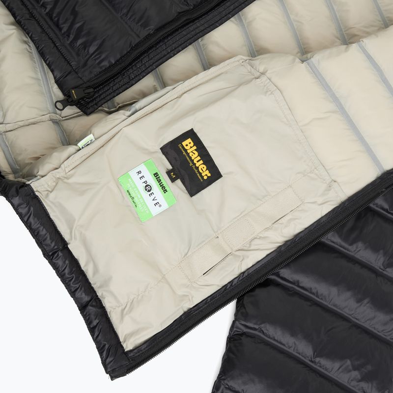 Pánska bunda Blauer USA Charles black inside mist grey 7