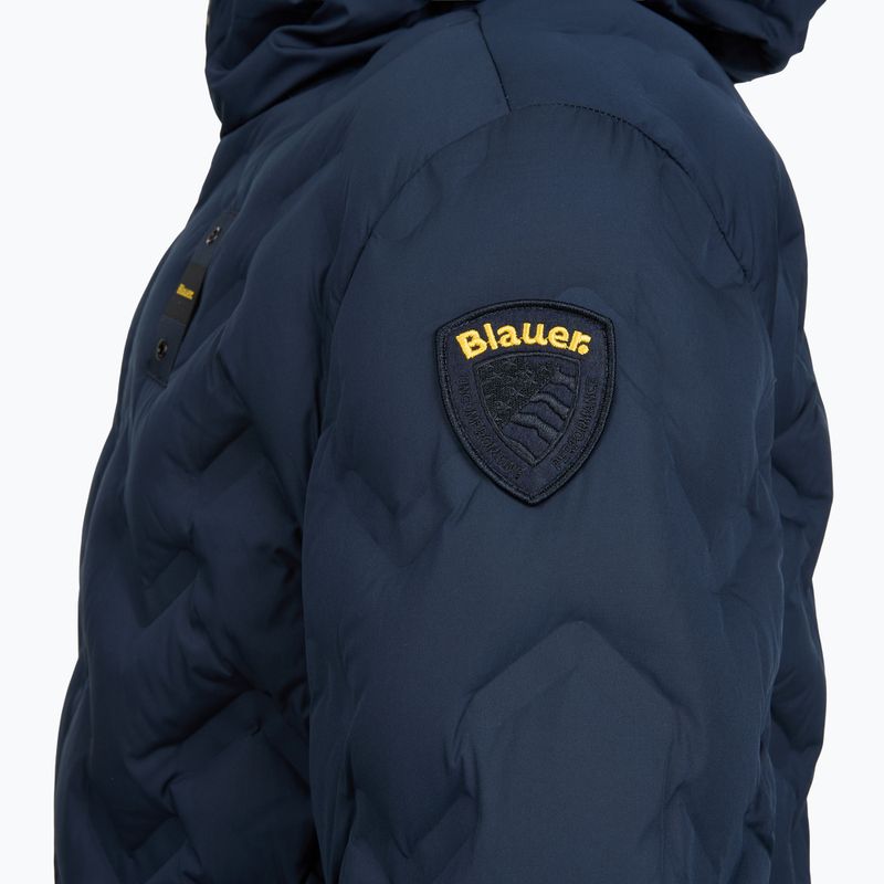 Pánska bunda Blauer USA Piery blue inside brown 3