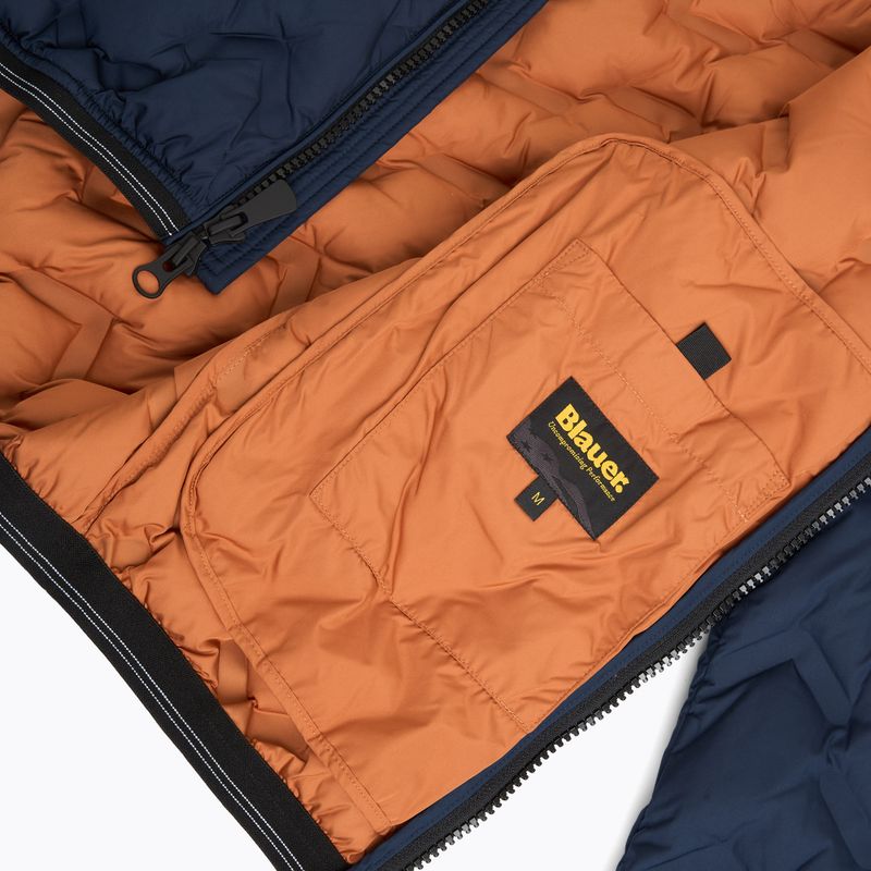 Pánska bunda Blauer USA Piery blue inside brown 7