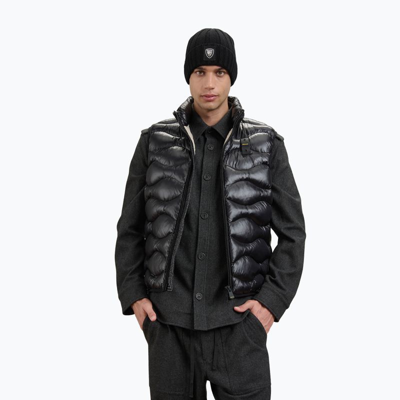 Pánska vesta Blauer USA Danny black inside beige