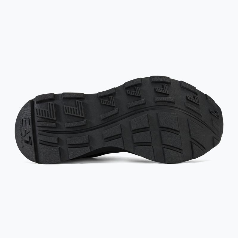 Obuv EA7 Emporio Armani Black & White Altura Knit triple black/gold 4