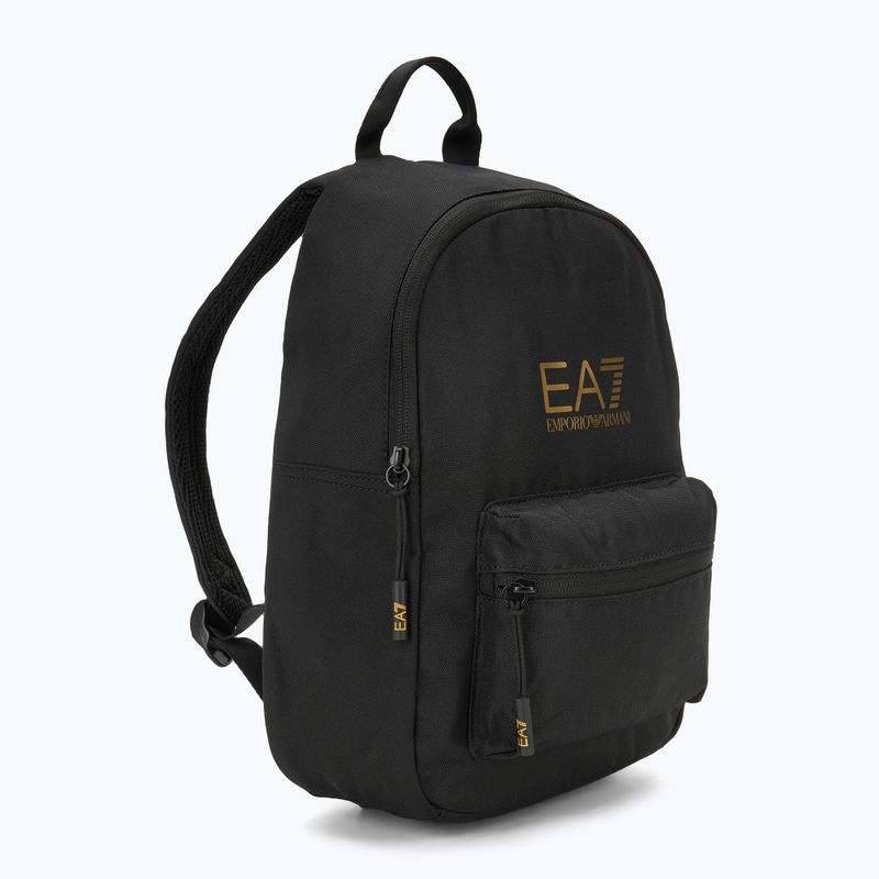 Detský mestský batoh EA7 Emporio Armani Train Core 6 l black / gold logo black gold logo 2