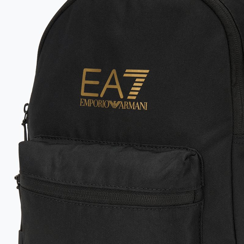 Detský mestský batoh EA7 Emporio Armani Train Core 6 l black / gold logo black gold logo 5