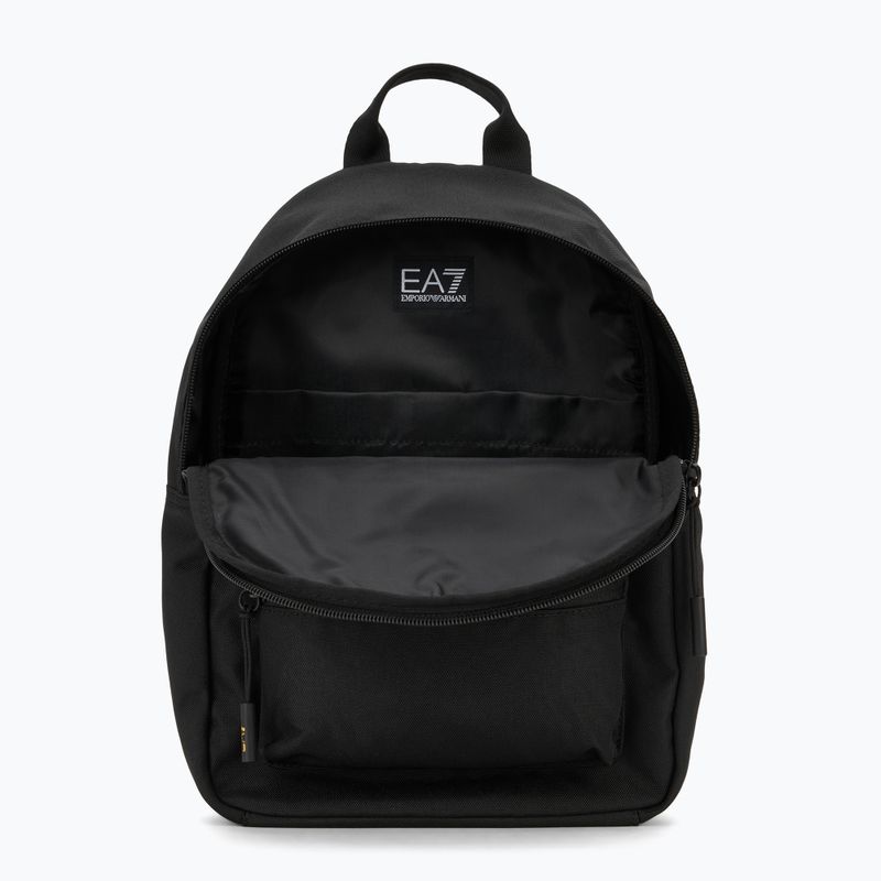 Detský mestský batoh EA7 Emporio Armani Train Core 6 l black / gold logo black gold logo 6