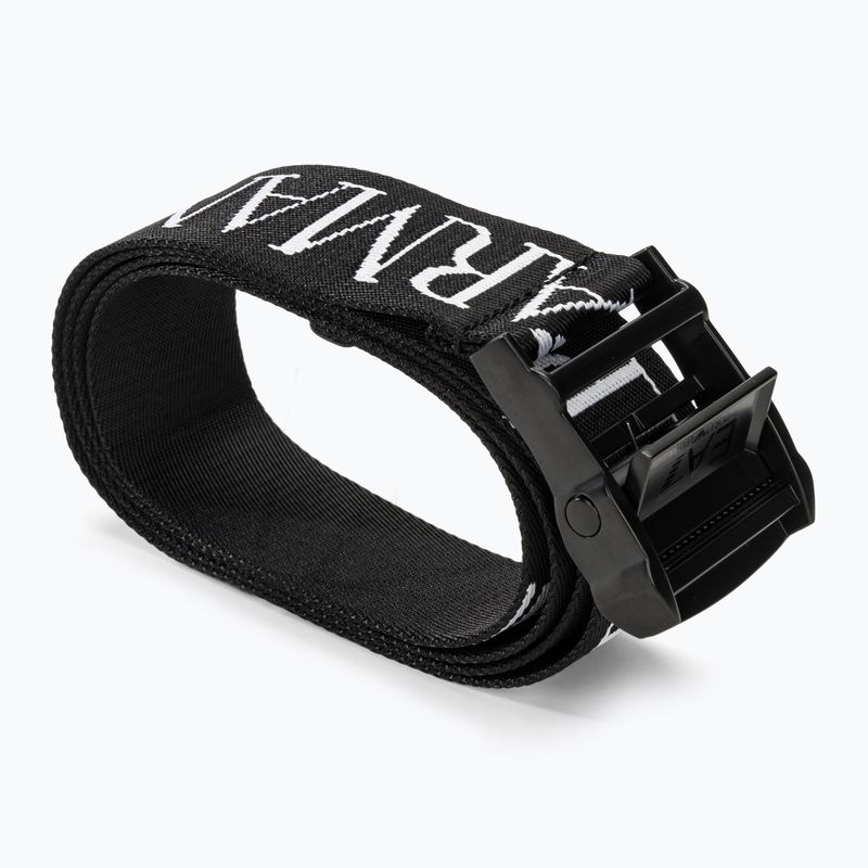 Opasok do nohavíc EA7 Emporio Armani Allover Logo black/white