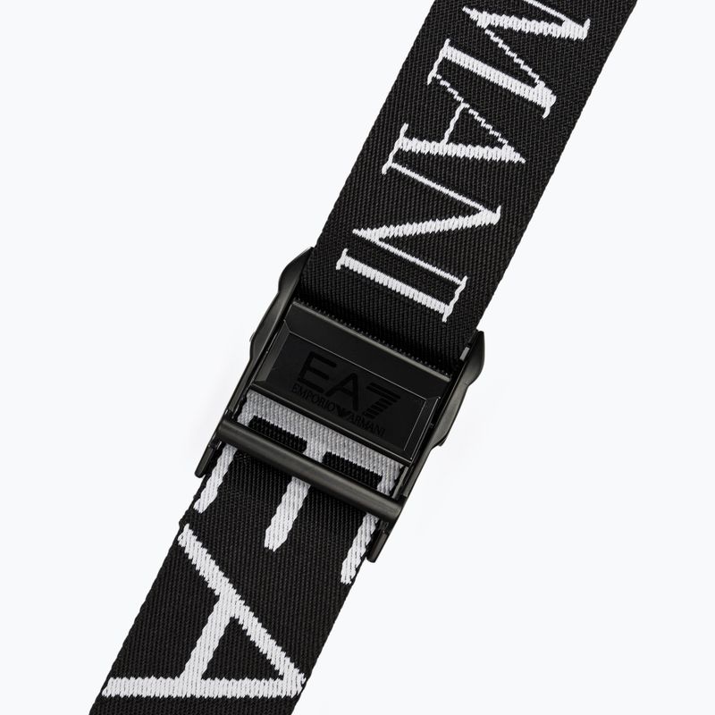 Opasok do nohavíc EA7 Emporio Armani Allover Logo black/white 2