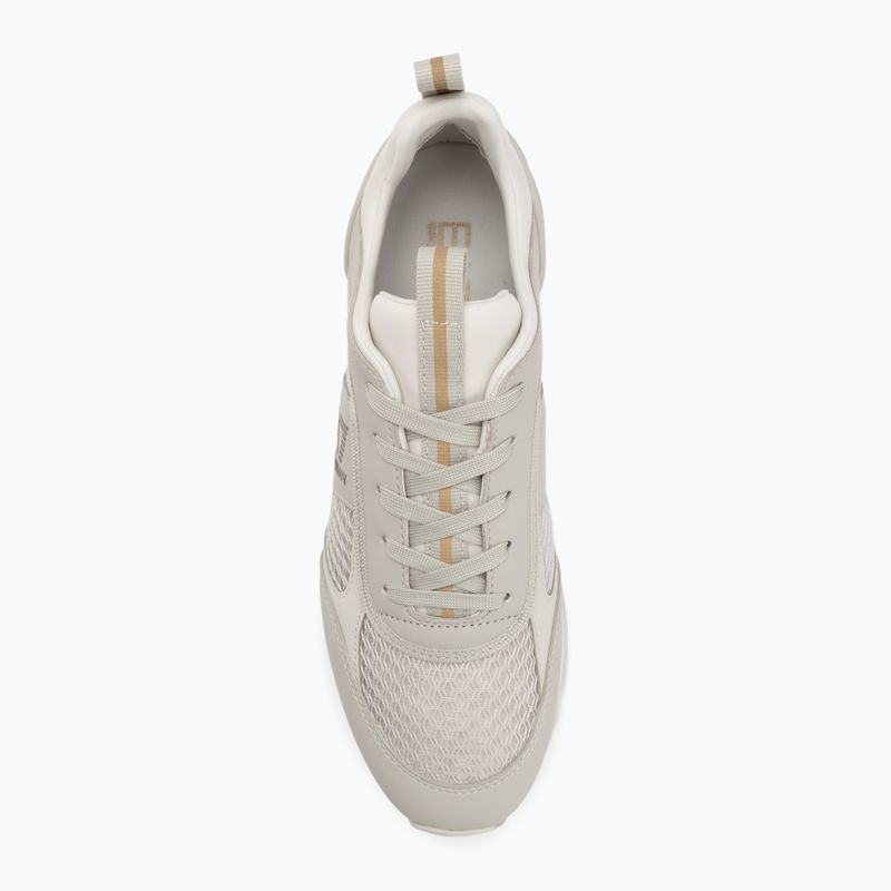 Topánky EA7 Emporio Armani Black & White Laces silver birch/gold 5