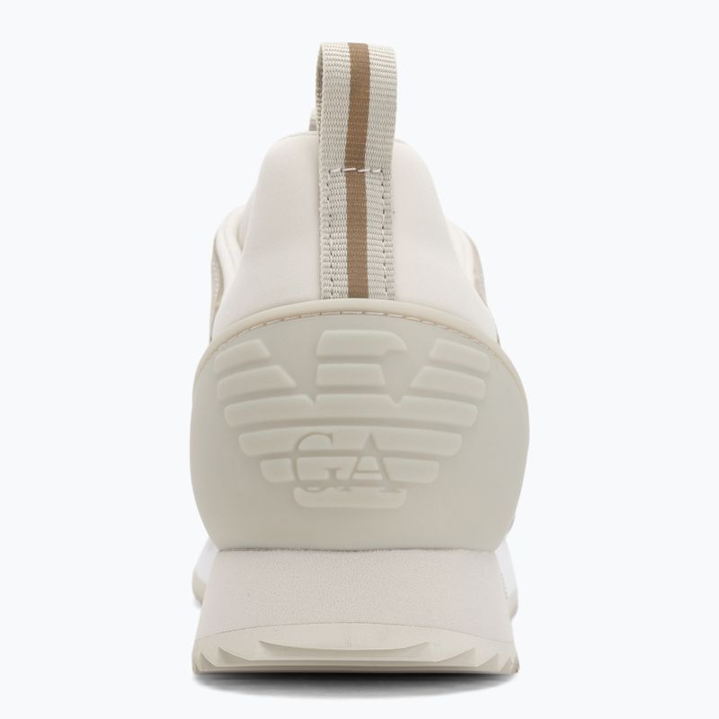 Topánky EA7 Emporio Armani Black & White Laces silver birch/gold 6