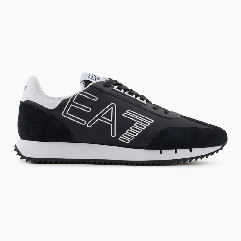 Topánky EA7 Emporio Armani Black & White Vintage blk/white/blk eagle 8