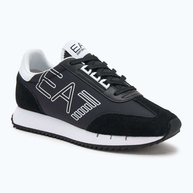 Topánky EA7 Emporio Armani Black & White Vintage blk/white/blk eagle