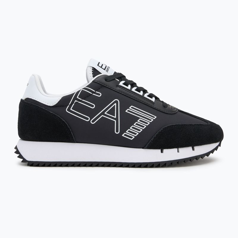Topánky EA7 Emporio Armani Black & White Vintage blk/white/blk eagle 2