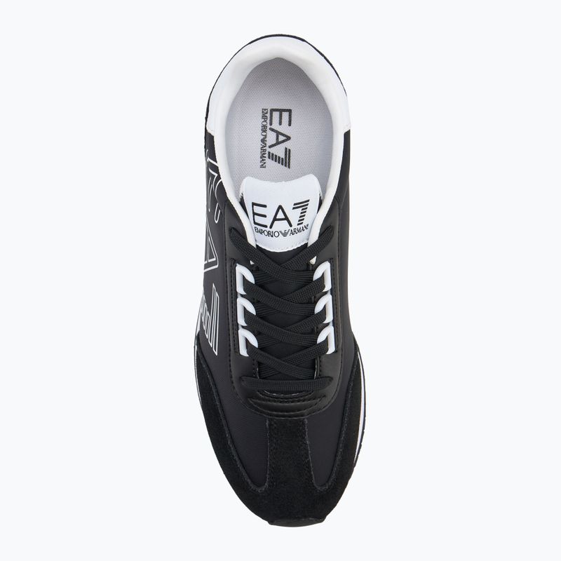 Topánky EA7 Emporio Armani Black & White Vintage blk/white/blk eagle 5