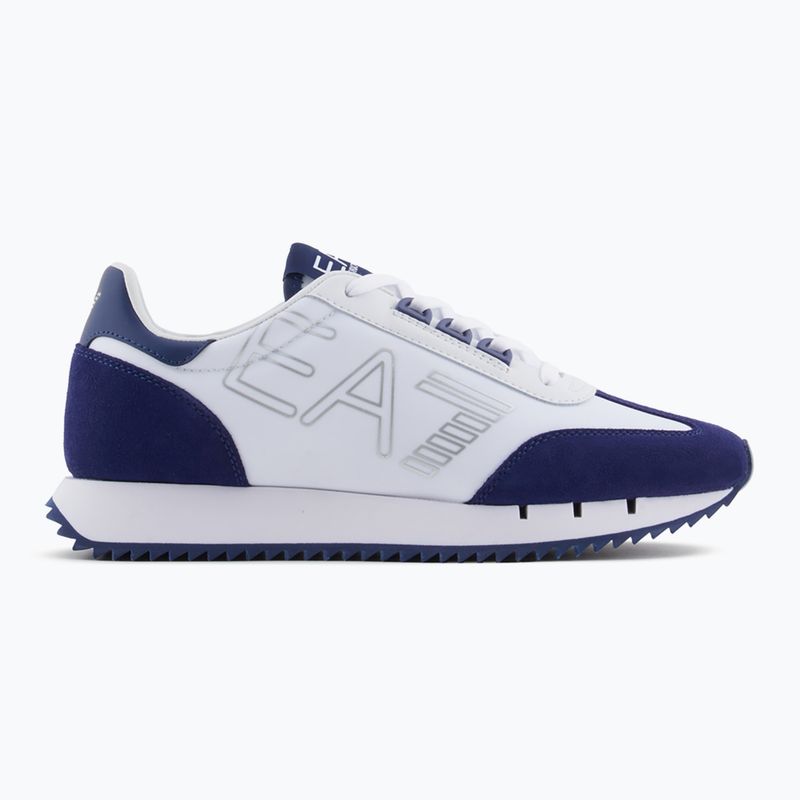 Topánky EA7 Emporio Armani Black & White Vintage white/medieval blu